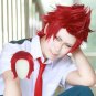 My Hero Academia Eijiro Kirishima åå³¶ éåé cosplay red Slicked-back anime wigs