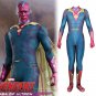 Marvel's The Avengers 2 Vision cosplay  zentai Suit Halloween Party Costume