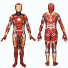 Marvel Iron Man Tony Stark cosplay zentai Suit  Halloween Part Costume