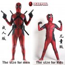 Marvel deadpool kids and  adults size  cosplay zentai Suit  Halloween Part Costume