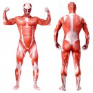 進撃の巨人Attack on Titan The biggest Titan cosplay Strengthen Muscle Zentai Hallowmas Costume