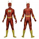 DC 's The Flash Cosplay zentai bodySuit Hallowmas party Fancy dress paty Costume