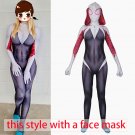 Marve's Spider-Gwen women's Spider-men sexy cosplay hoodie zentai Suit Halloween Party Costume