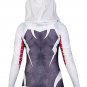 Marve's Spider-Gwen women's Spider-men sexy cosplay hoodie zentai Suit Halloween Party Costume