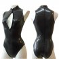 2 dimensional animation lovely girl's cosplay black zentai sexy Open thoracic bodysuit