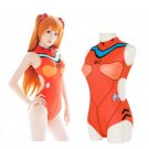 EVA Asuka Langley 惣流 明日香 lovely sexy cosplay one-piece swimsuit swimwear