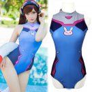 Overwatch OW D.Va DVA 宋哈娜 lovely sexy  Cosplay  Costume  one-piece swimsuit swimwear