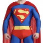 DC's superman cosplay zentai bodysuit Fancy dress party Halloween Party Costume with a cape
