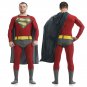 personalized DC's superman red cosplay zentai bodysuit Halloween Party Costume with a cape