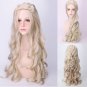 Game of Thrones Daenerys Targaryen dany cosplay Halloween Party Fancy Pale blond wigs