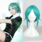 TV series Land of the Lustrous Phosphophyllite cosplay Halloween Party Comic-Con green Anime wigs