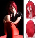 TV series Land of the Lustrous Cinnabar cosplay Halloween Party Comic-Con red short Anime wigs