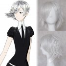 TV series Land of the Lustrous Goshenite cosplay Halloween Party Comic-Con gray short Anime wigs