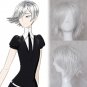 TV series Land of the Lustrous Goshenite cosplay Halloween Party Comic-Con gray short Anime wigs