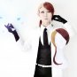 Land of the Lustrous Rutile cosplay Halloween Party Comic-Con half red half yellow short Anime wigs