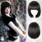 TV series Land of the Lustrous Obsidian cosplay Halloween Party Comic-Con black bobo Anime wigs