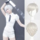 TV series Land of the Lustrous Antarcticite cosplay Halloween Party Comic-Con gray Anime wigs