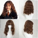 Harry Potter Hermione cosplay party or Available at ordinary timesn deep brown Curly hair wigs