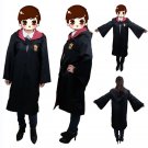 Harry Potter cosplay Gryffindor uniforms Magic robe Magic cloak  Halloween Party Costume