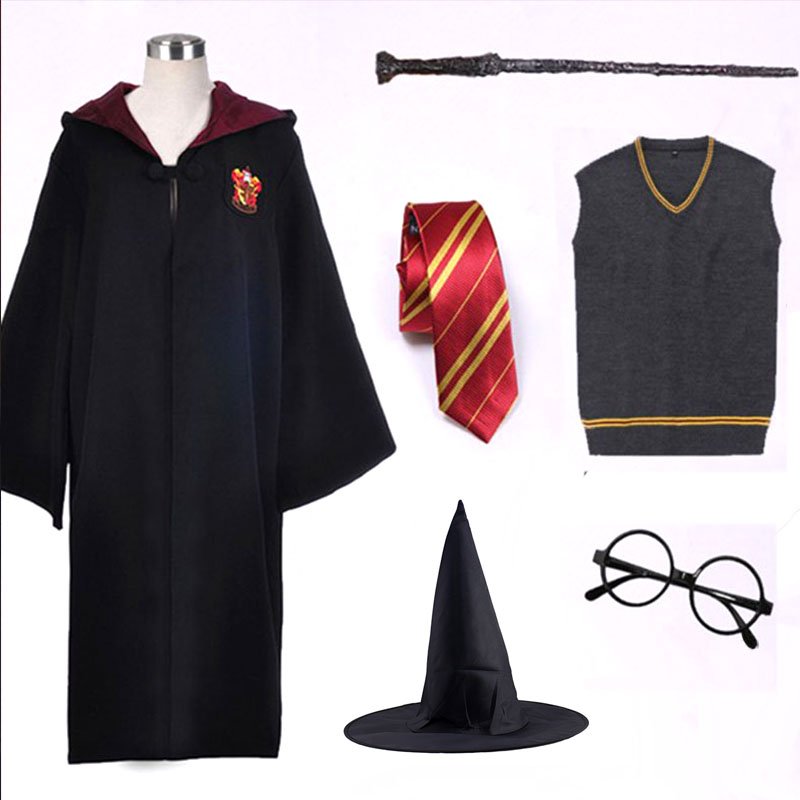 Harry Potter cosplay clothing The props A full set of Costume suit