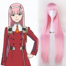DARLING in the FRANXX ZERO TWO code 002 cosplay Comic-Con pink Pink long straight Anime wigs