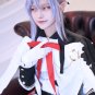 Seraph of the end Ferid Bathory cosplay Halloween Party Comic-Con Light purple Ponytail Anime wigs