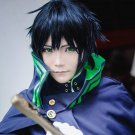 Seraph of the end Yuichiro Hyakuya cosplay Halloween Party Comic-Con black short Anime wigs