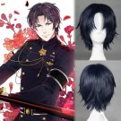Seraph of the end Guren Ichinose cosplay Halloween Party Comic-Con purple short Anime wigs
