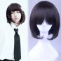 Bungo Stray Dogs Yosano Akiko cosplay Halloween Party Comic-Con black short Anime wigs