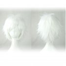 GINTAMA Sakata Gintoki 坂田銀時 cosplay Halloween Party Comic-Con white short Anime wigs