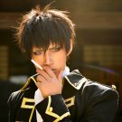GINTAMA Hijikata Toushirou 土方十四郎 cosplay Halloween Party Comic-Con black short Anime wigs