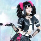 LoveLive! Yazawa Nico cosplay Halloween Party Comic-Con black Curly pigtails Anime wigs