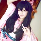 LoveLive! Yazawa Nico cosplay Halloween Party Comic-Con 50cm black Anime wigs