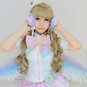 LoveLive! Minami Kotori cosplay Halloween Party Comic-Con Olive curly ponytail  Anime wigs
