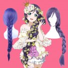 LoveLive! Nozomi Tojo 東條希 cosplay Fancy dress party Comic-Con purple braids Anime wigs