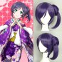 LoveLive! 東條希 Nozomi Tojo cosplay Fancy dress party Comic-Con purple curly hair Anime wigs