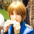 APH Axis Powers Hetalia North of Italy Hetalia Feliciano cosplay Comic-Con Party brown short wigs