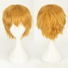 APH Axis Powers Hetalia USA Alfred Jones cosplay Comic-Con Party golden Anime wigs