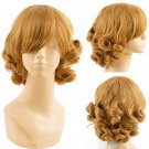 APH Axis Powers Hetalia USA Alfred Jones cosplay Turn sex male version golden short Anime wigs