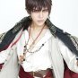 APH Axis Powers Hetalia Spain Antonio cosplay Halloween Comic-Con deep brown ponytail wigs