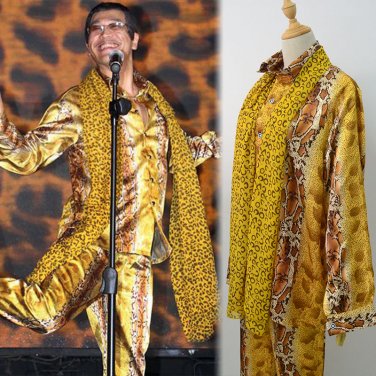 PPAP single piko Pikotaro cosplay suit Halloween party Comic-Con Costume with The scarf