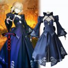 Women's lolita skirtr FGO darkness saber cosplay suit Evening dress Halloween Costume