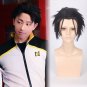 Re:Zero − Starting Life in Another World Natsuki Subaru cosplay Comic-Con Party black Anime wig