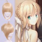 Fate/Grand Order Arturia saber cosplay Comic-Con Party blond big Knot bun Anime wigs