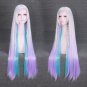 Sword Art Online YUNA cosplay Comic-Con Party Mixed color braids modelling Anime wigs