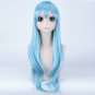 Sword Art Online Yuuki Asuna cosplay Comic-Con Party blue braids modelling Anime wigs
