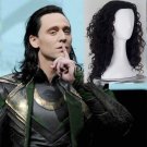 Marvel's Loki Laufeyson cosplay Halloween Part Slicked-back modelling short curly wigs