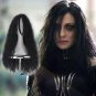 Marvel's Hela cosplay Halloween Part black Special bang centre parting curly wigs