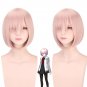 "Fate" series Mash Kyrielight cosplay Halloween Part Comic-Con Party pink bob style wigs