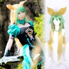 "Fate" series Atalanta cosplay Halloween Comic-Con Party golden Gradient Color Anime wigs with ear